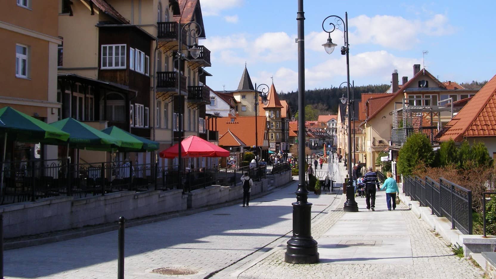 Swieradow Zdroj je krásné lázeňské město